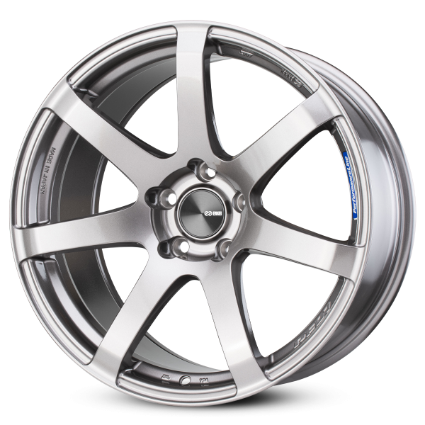 0000386 pf07 Seven dynamic spokes reach toward the edge of the flange in a concave fashion to give the wheel additional depth and the appearance of being one size larger. The sides of the spokes are thinned to make them lighter while emphasizing the concave shape. This is combined with a double-lipped flange for an especially aggressive look. The concepts of toughness and sport serve as inspiration for these design features. The wheel’s rim is a formed metallic structure forged with MAT technology to achieve a high level of strength, rigidity, and light weight. The face is engineered to accommodate a large brake caliper and to enhance brake cooling performance during high-speed driving.