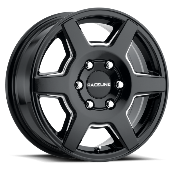 raceline surge van black milled 25 angle